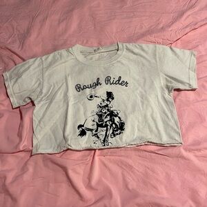 Rough rider brandy melville crop top